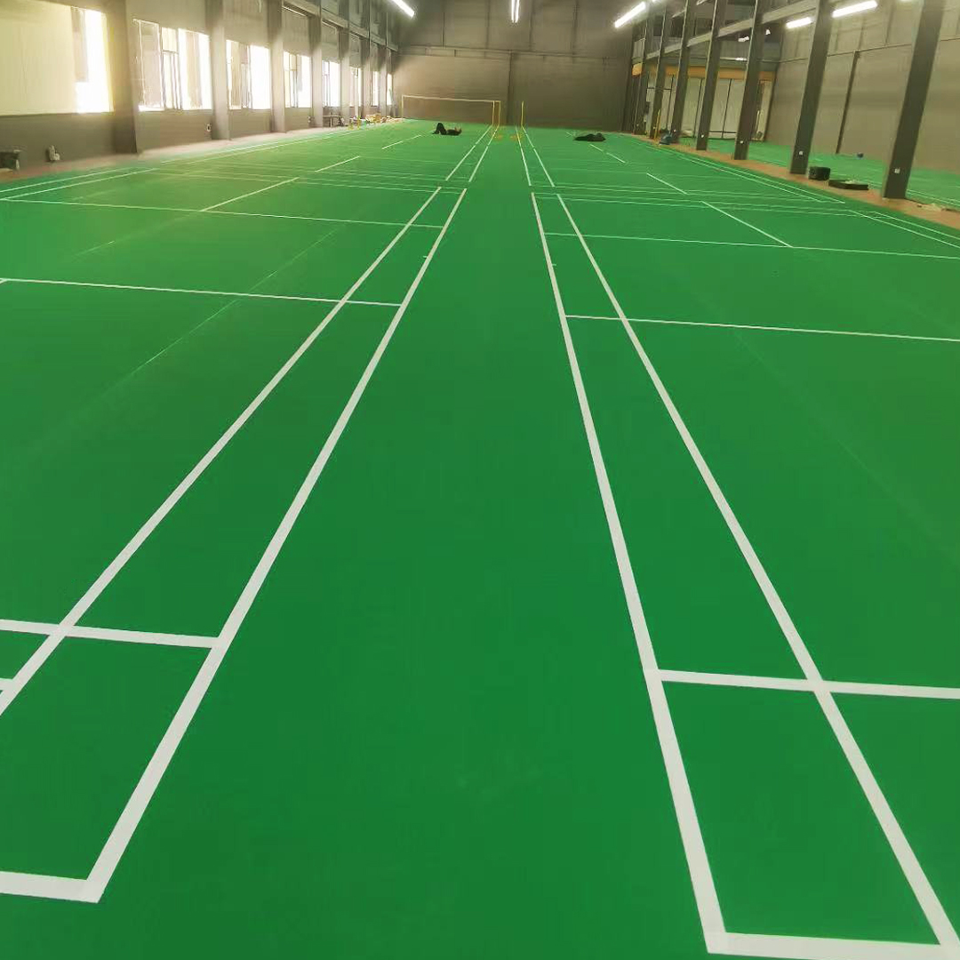 PVC badminton floor 6.0mm Crystal sand texture TC-DXSJS60