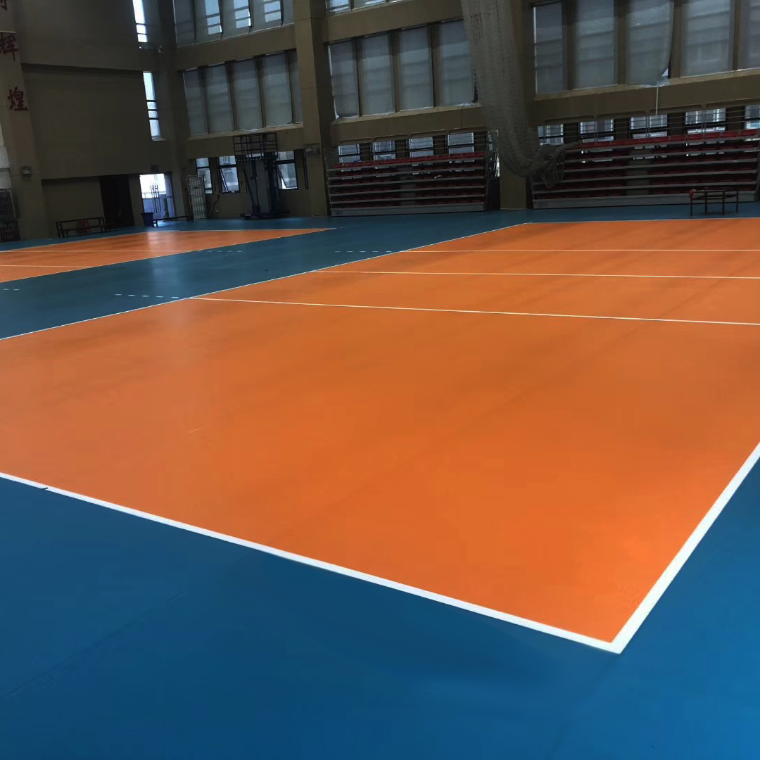 PVC volleyball floor  8.0mm Gemstone pattern TC-DXBS80