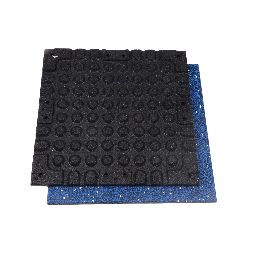 70% Color point composite rubber floor tiles