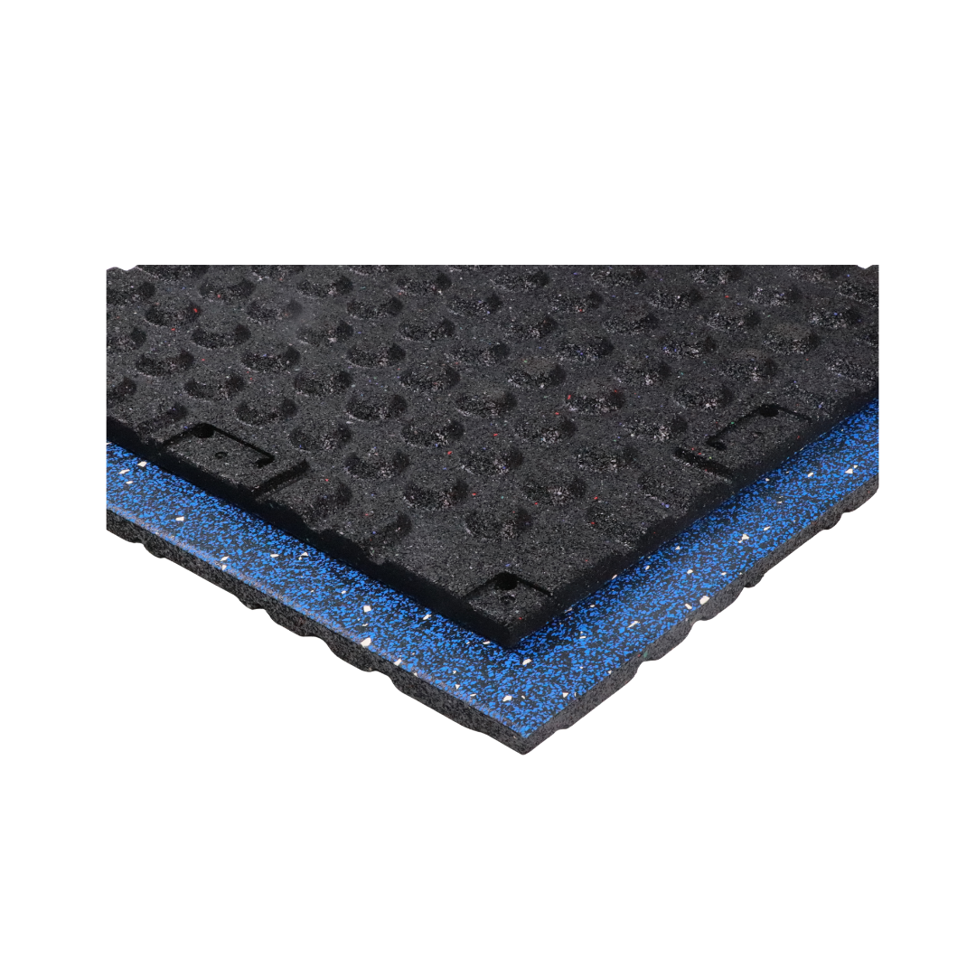 70% Color point composite rubber floor tiles