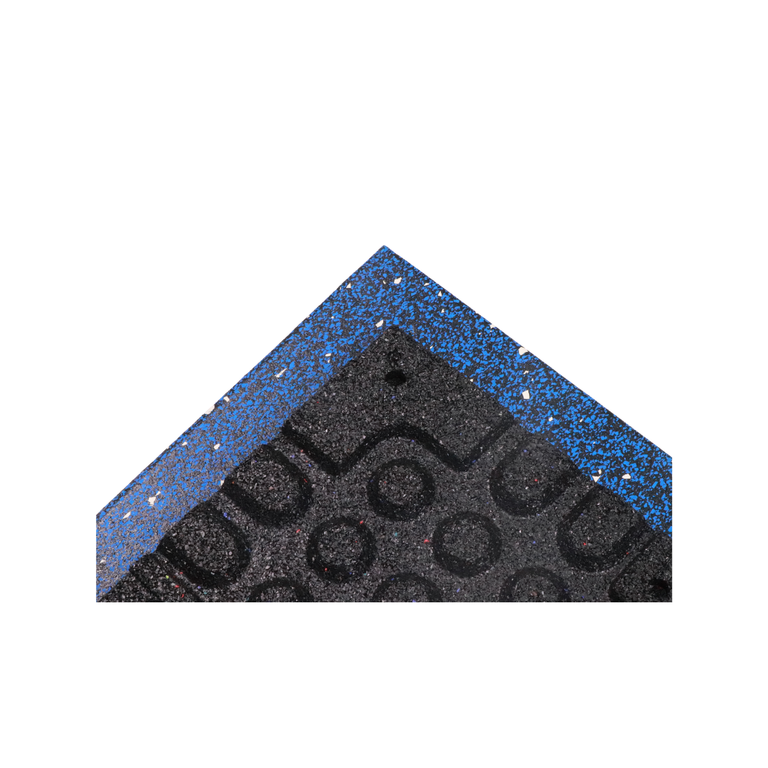 70% Color point composite rubber floor tiles