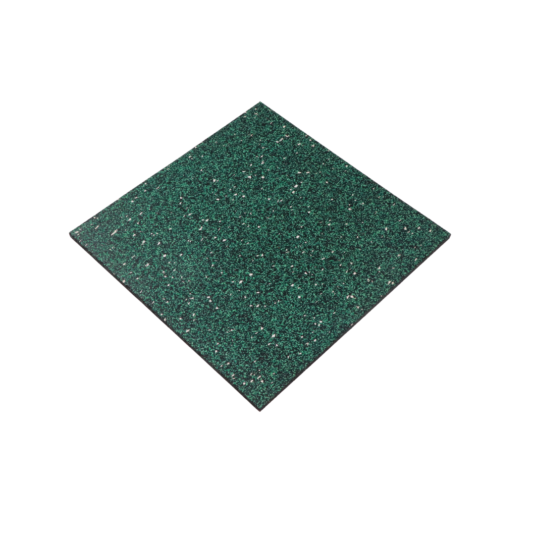 70% Color point composite rubber floor tiles