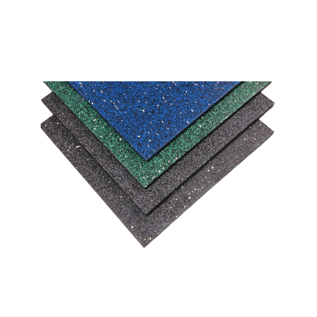 70% Color point composite rubber floor tiles