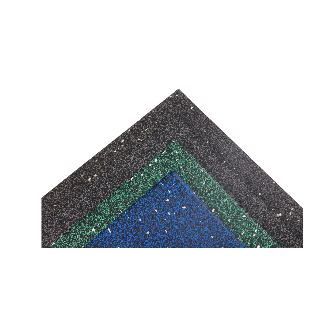 70% Color point composite rubber floor tiles