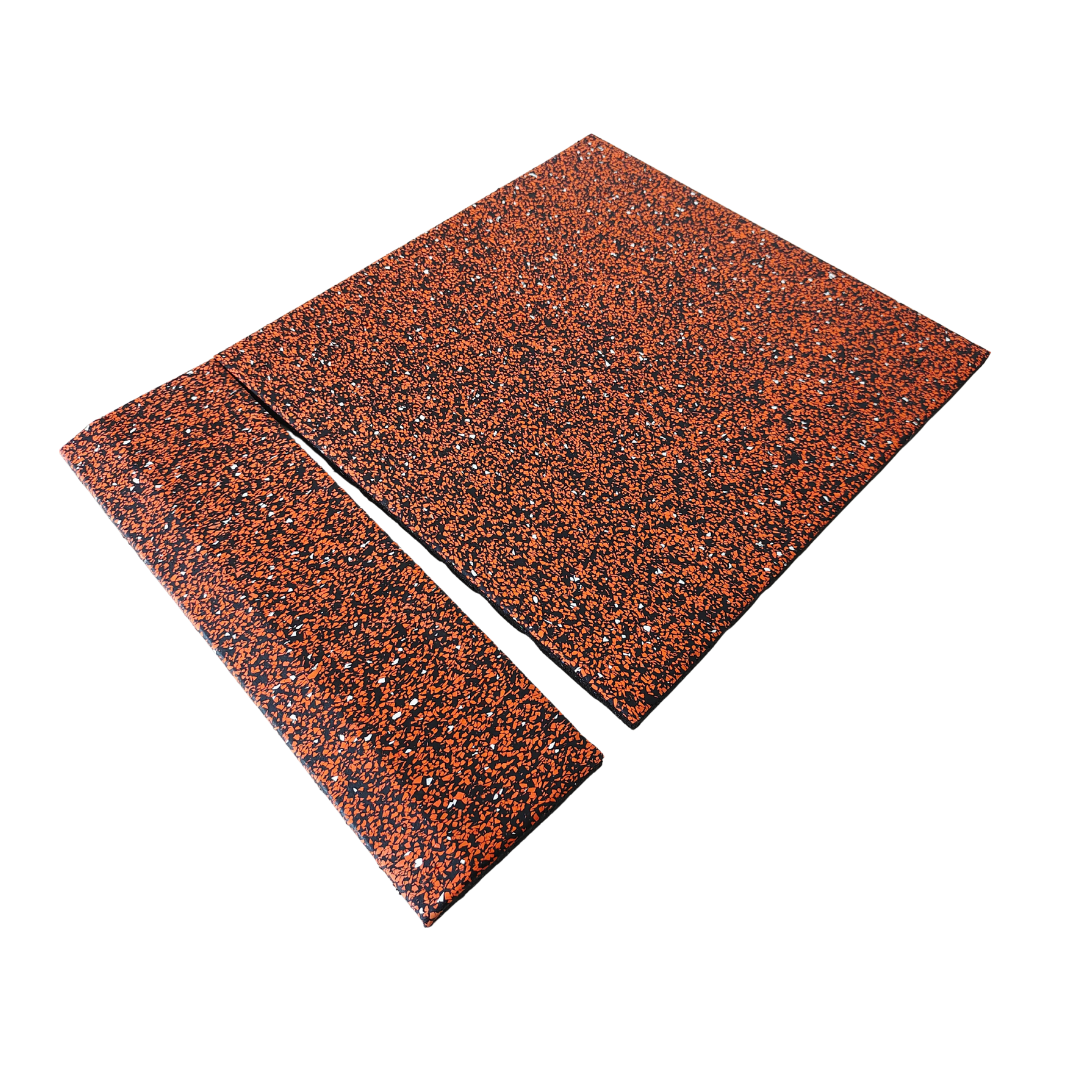 70% Color point composite rubber floor tiles