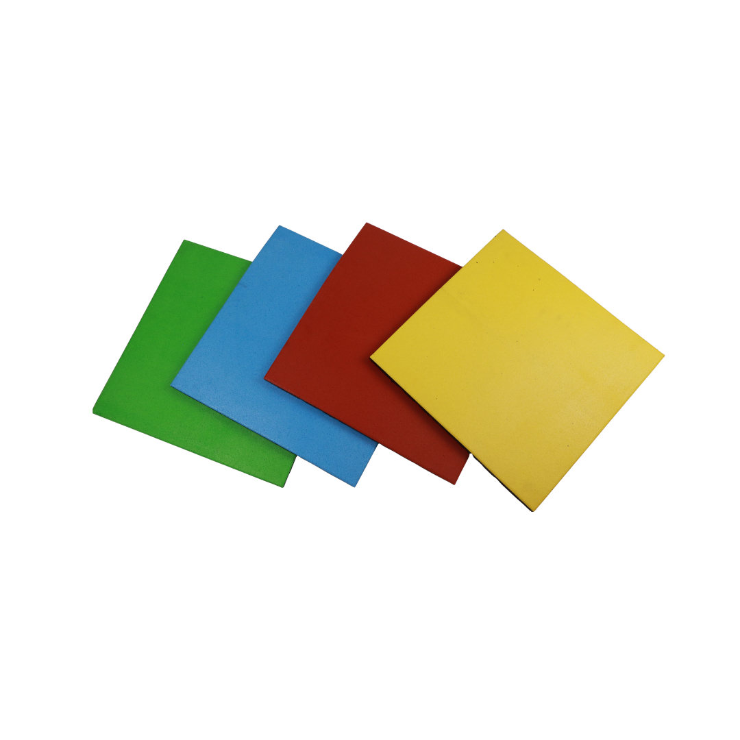 100% Color point composite rubber floor tiles