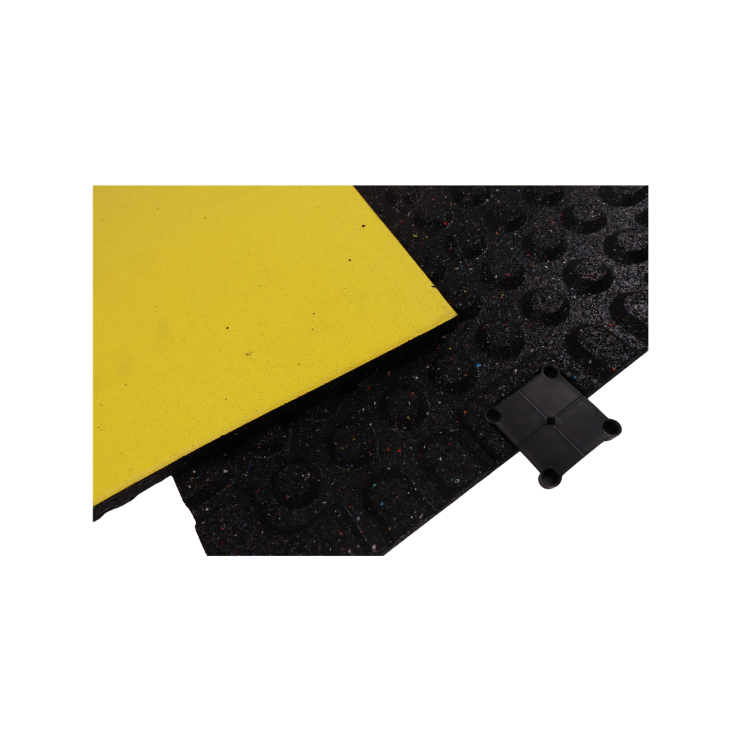 100% Color point composite rubber floor tiles