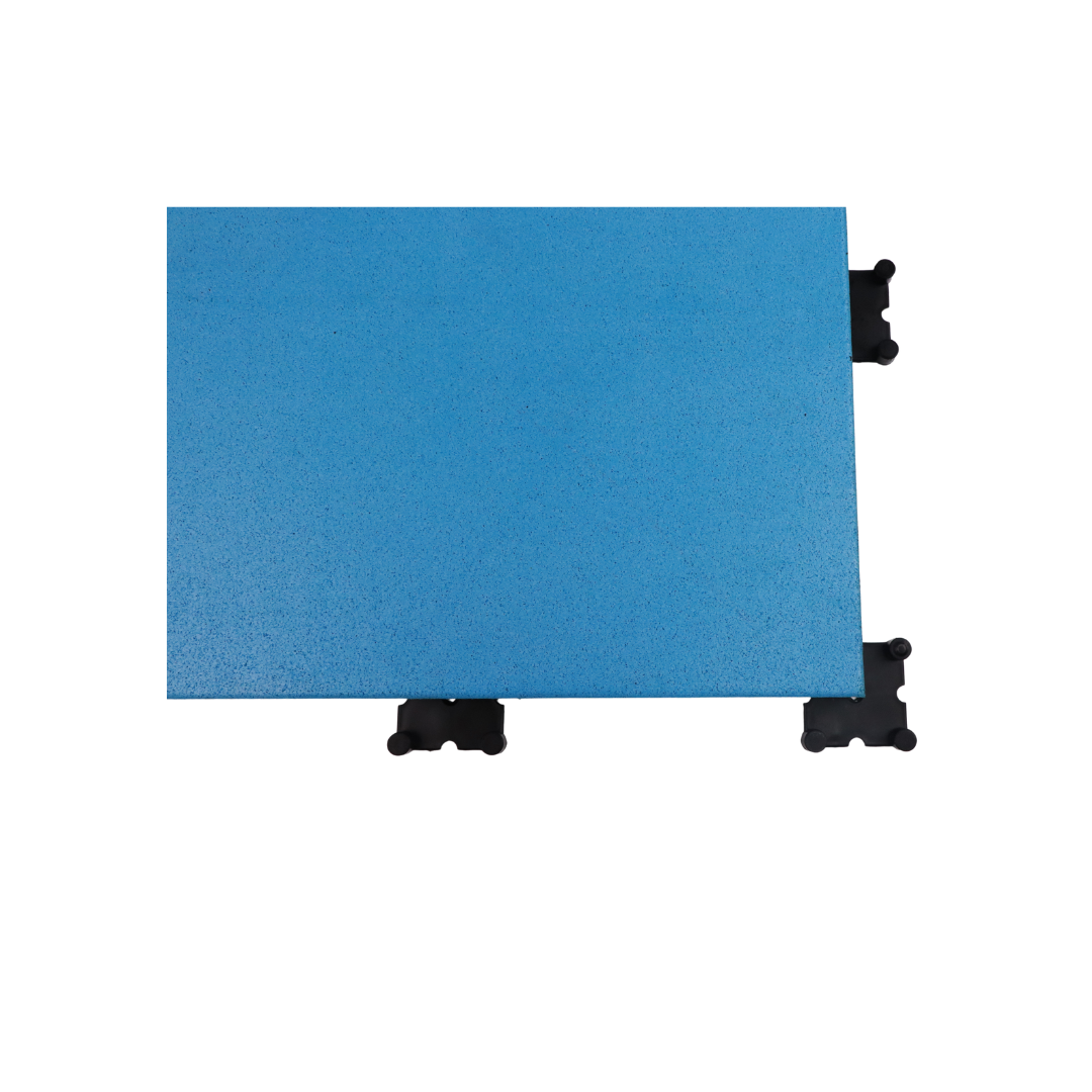 100% Color point composite rubber floor tiles