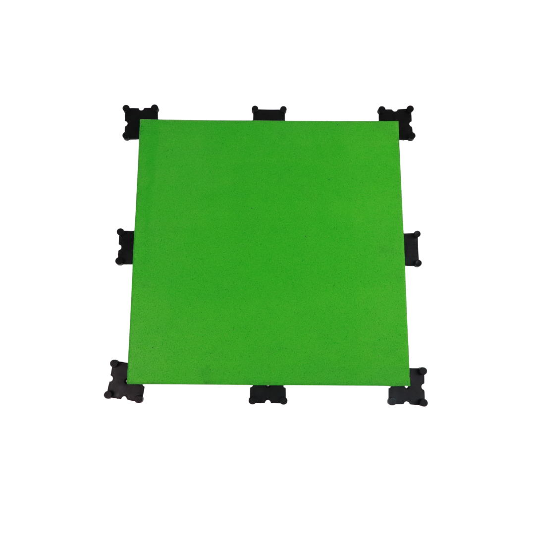 100% Color point composite rubber floor tiles