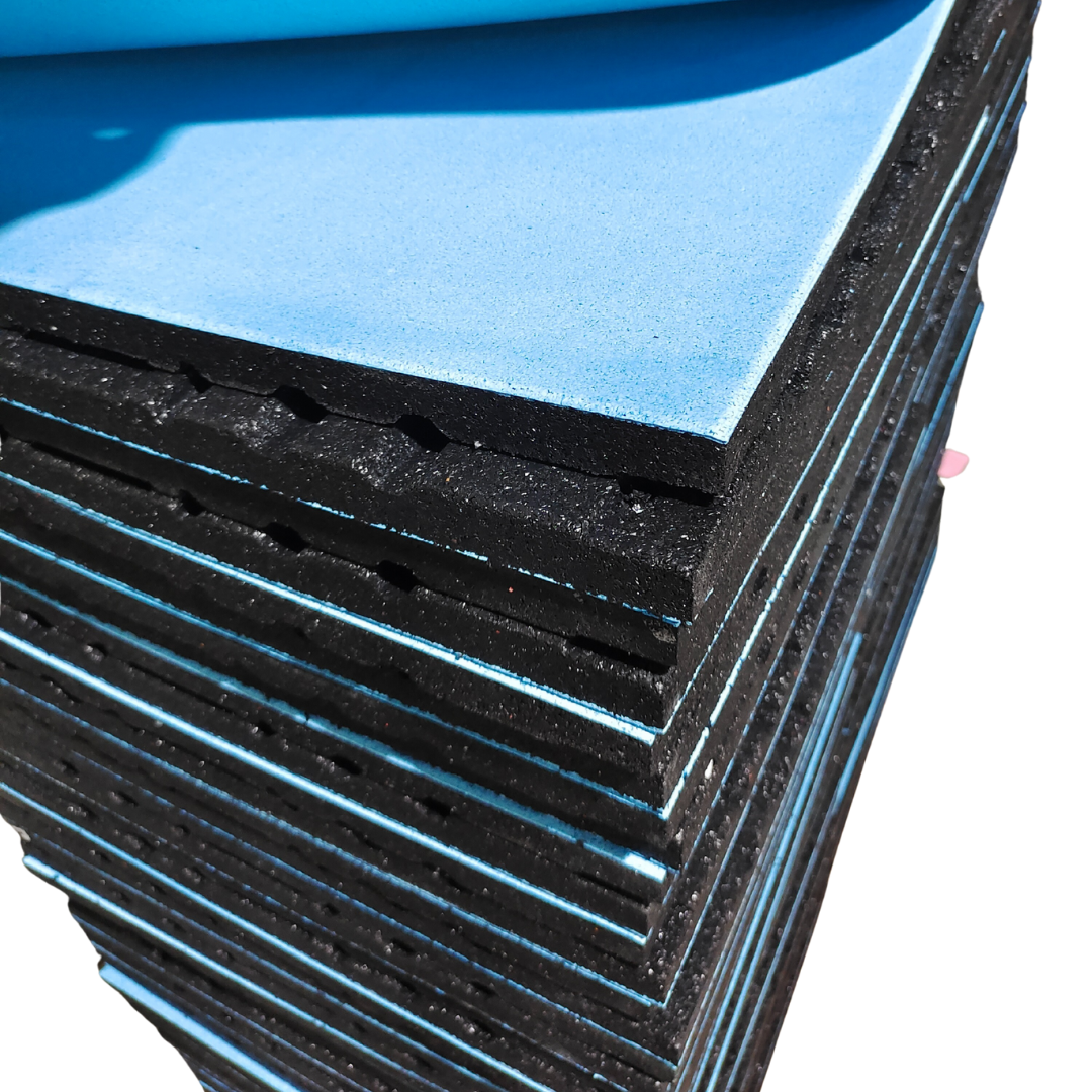 100% Color point composite rubber floor tiles