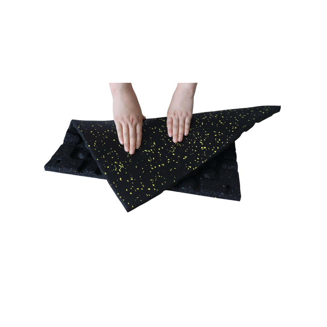 2.5cm Composite rubber floor tiles TC-CYFH25