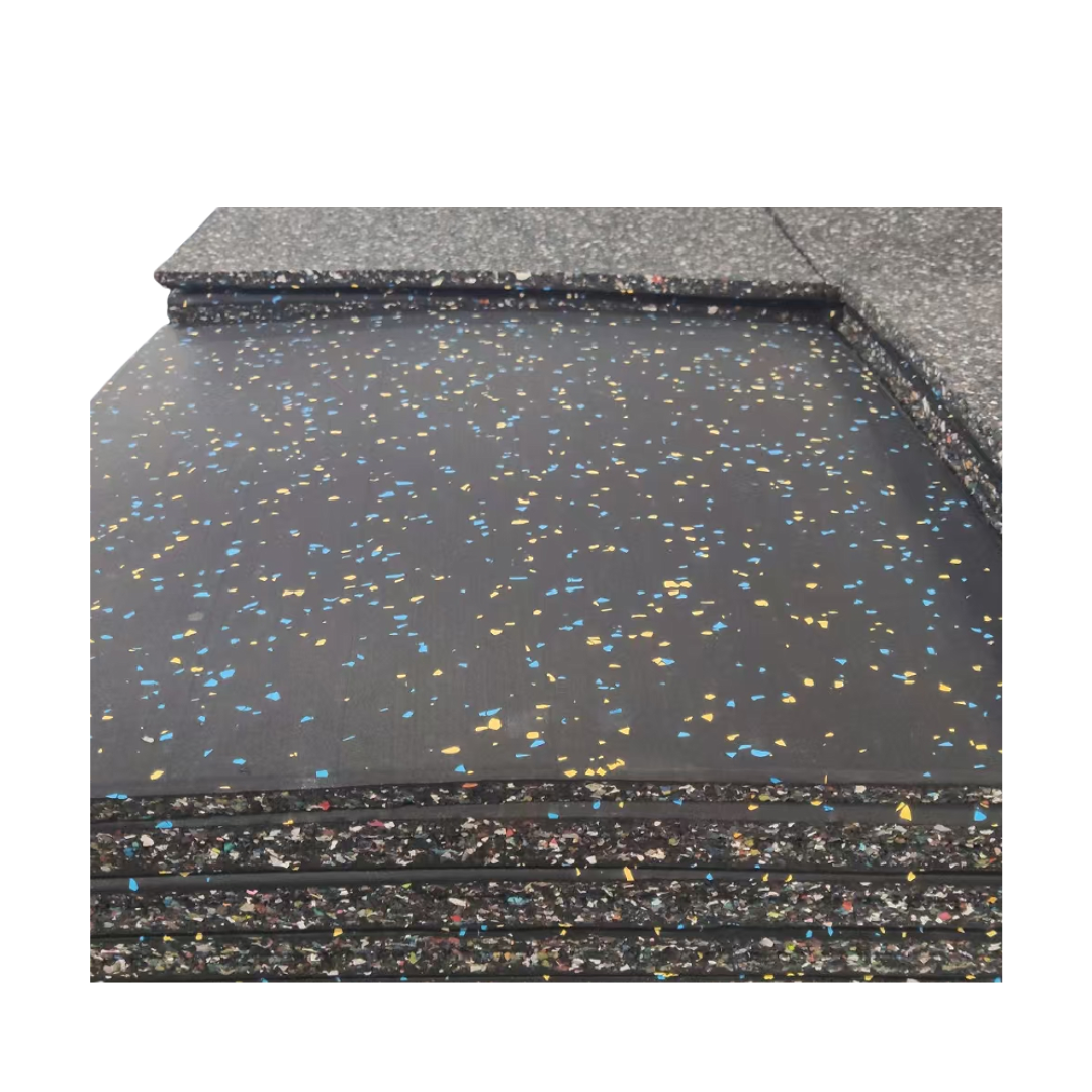 Composite rubber flower granular floor tiles TC-MRHKL